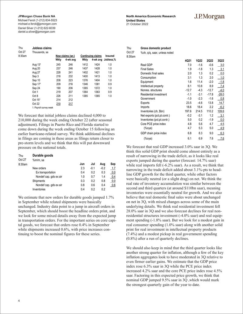 《2022-10-21-JPMorgan Econ  FI-United States -98835402》 - 第5页预览图