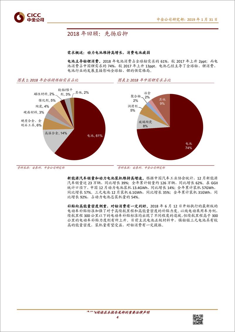 《有色金属行业钴、锂年度回顾：2018年先扬后抑，2019年压力仍存-20190131-中金公司-18页》 - 第5页预览图