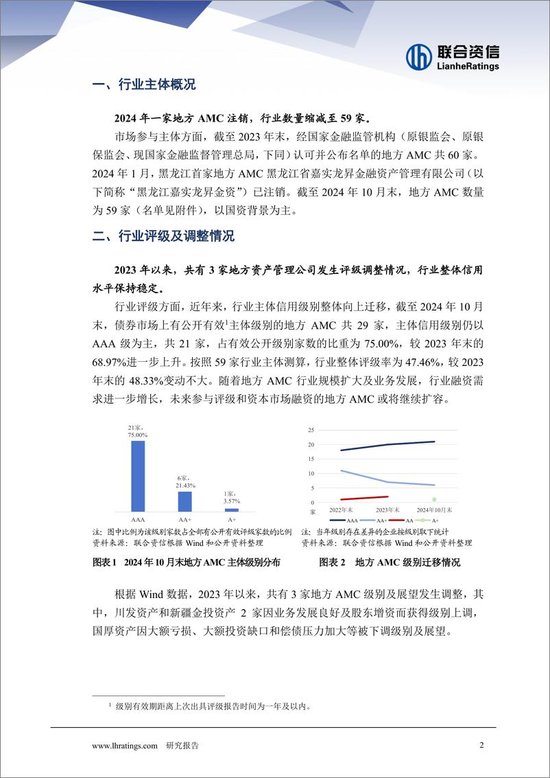 《2024年地方AMC回顾与展望系列之发债回顾—— 信用风险水平稳定 短期偿债压力较大》 - 第2页预览图