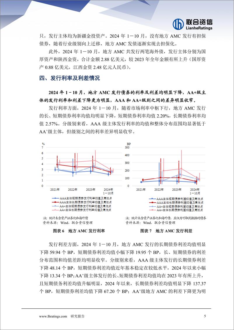 《2024年地方AMC回顾与展望系列之发债回顾—— 信用风险水平稳定 短期偿债压力较大》 - 第5页预览图