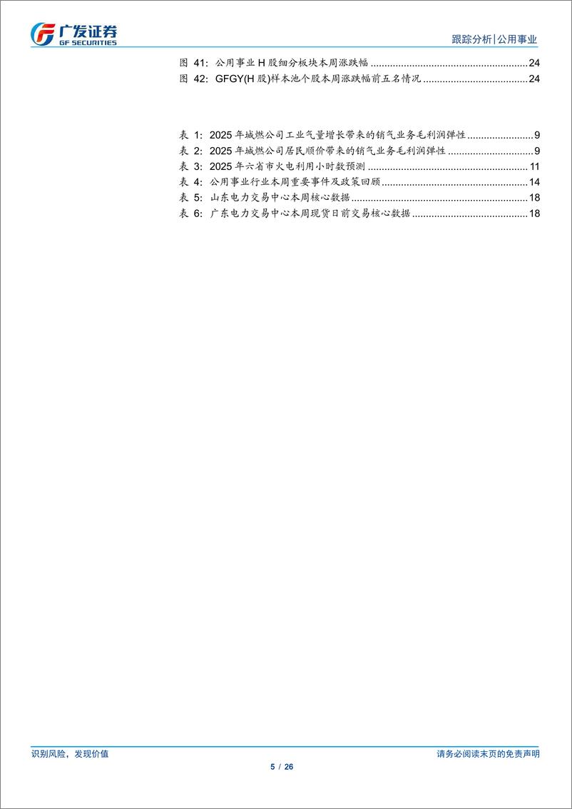 《公用事业行业深度跟踪：利率下行促进公用事业化，煤价回落彰显转型的“气”机-241215-广发证券-26页》 - 第5页预览图