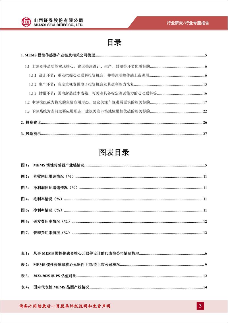 《集成电路行业MEMS惯性传感器专题报告：大浪淘沙始见金，关注MEMS惯性传感器产业链优质标的-240409-山西证券-29页》 - 第3页预览图