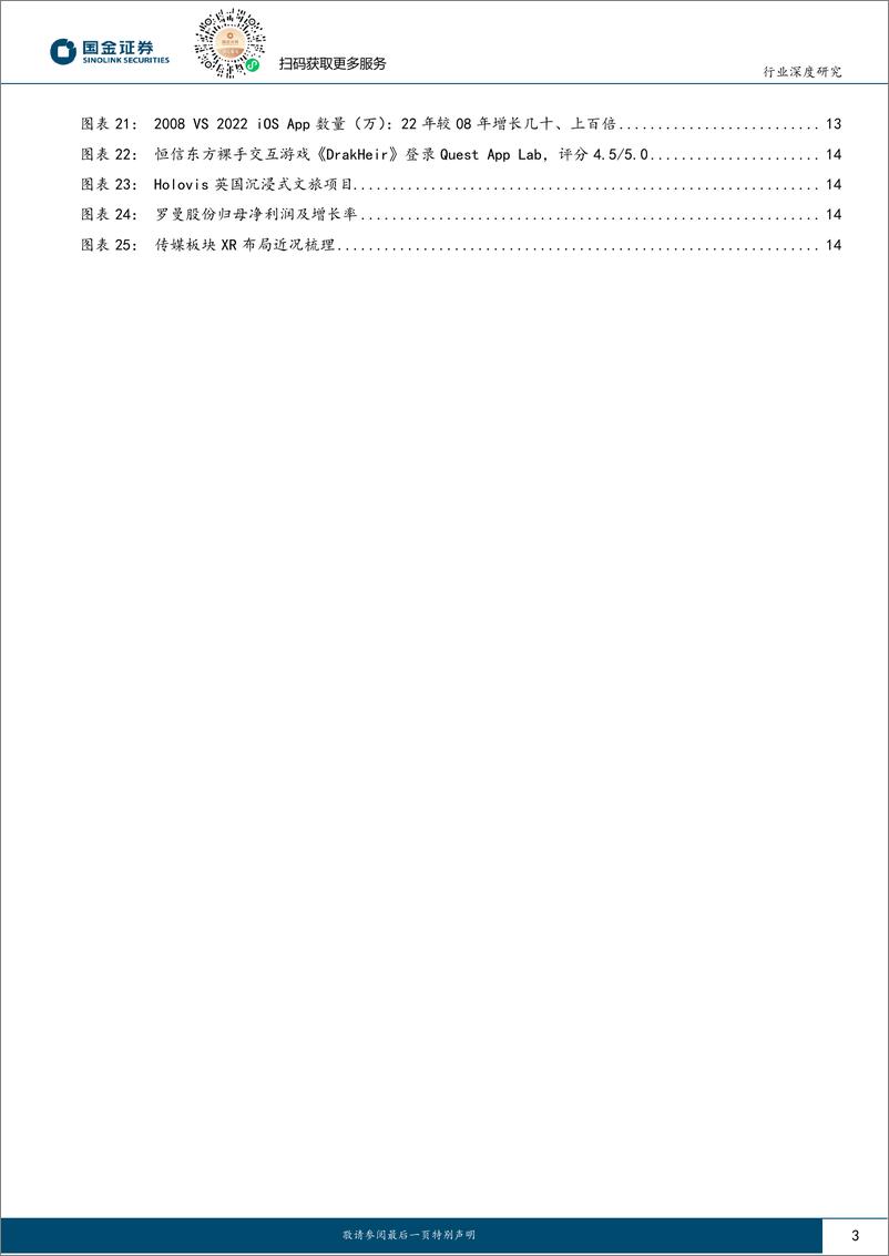 《传媒互联网产业行业研究：Vision Pro促进XR应用落地场景打开，内容繁荣可期》 - 第3页预览图