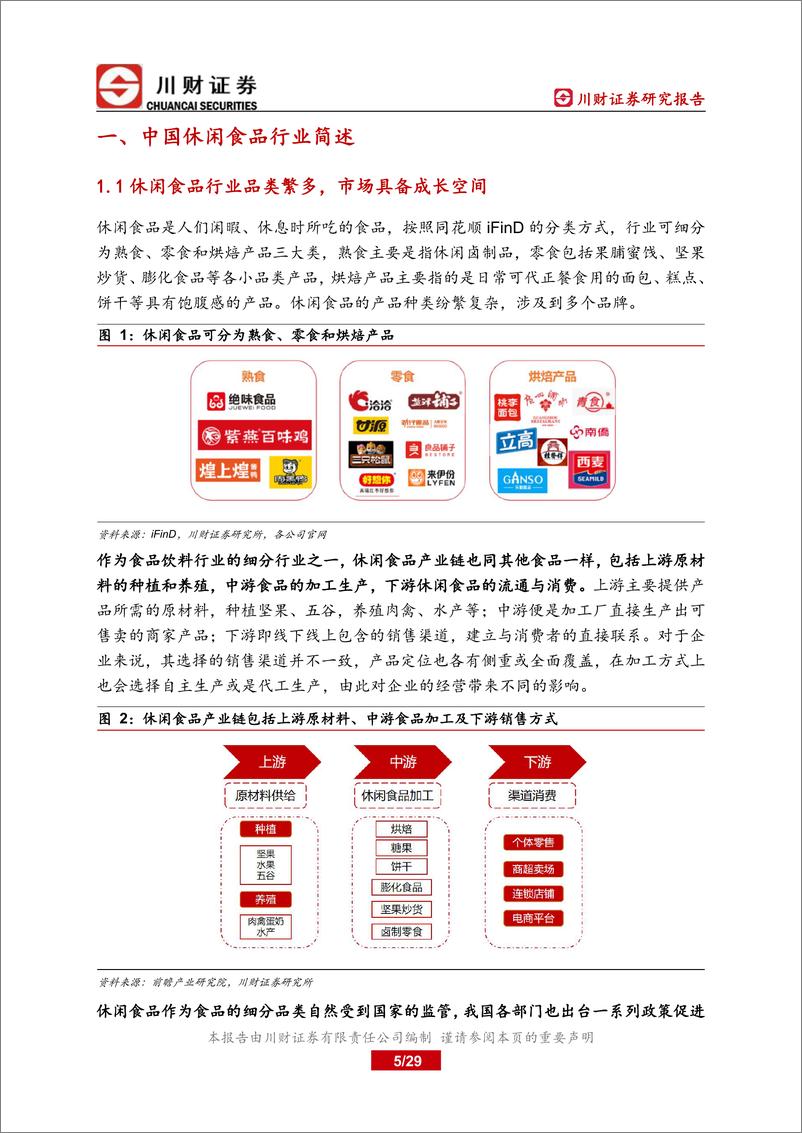 《休闲食品行业深度报告：休闲食品行业竞争白热化，产品品质和渠道优势为支撑点-20230904-川财证券-29页》 - 第6页预览图