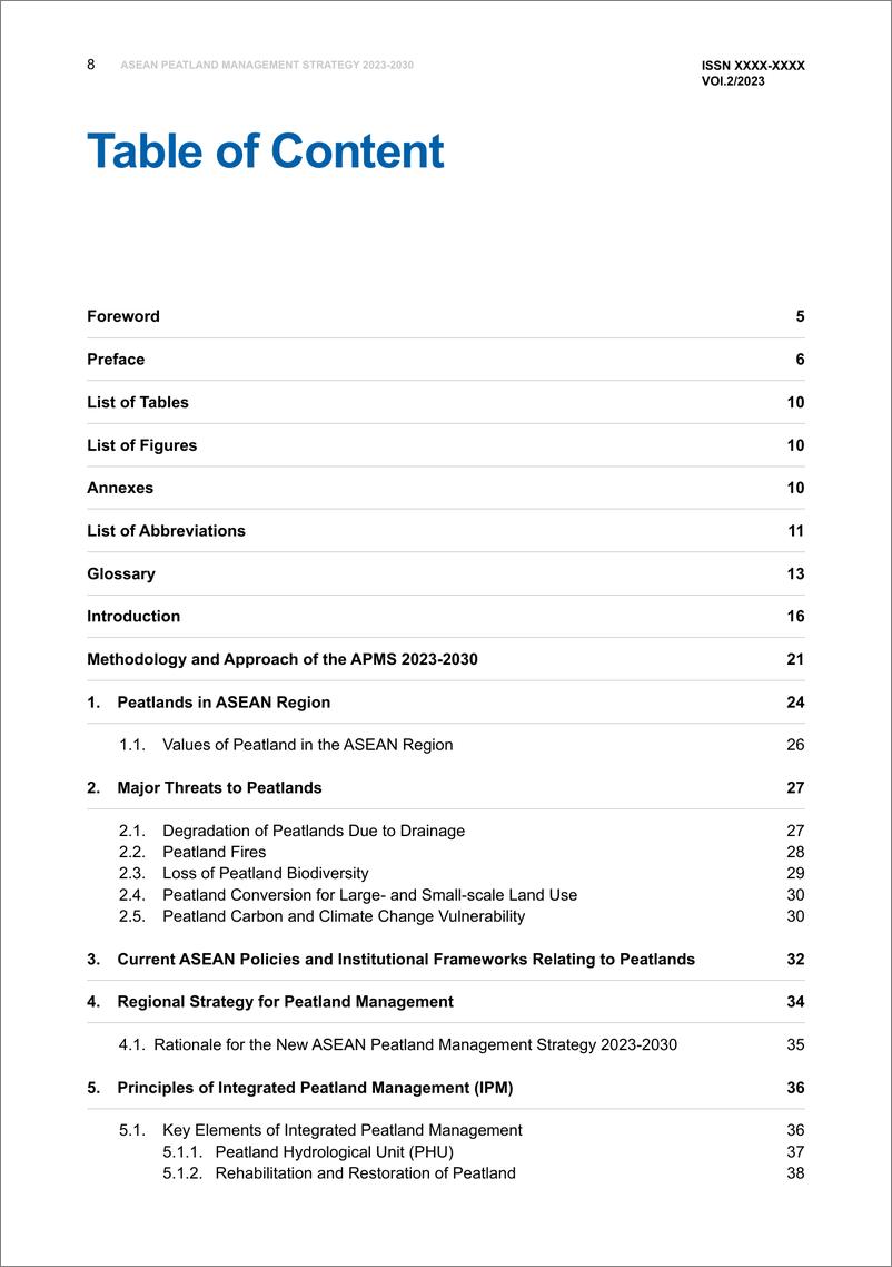《东盟-东盟泥炭地管理战略——2023-2030（英）-158页》 - 第8页预览图