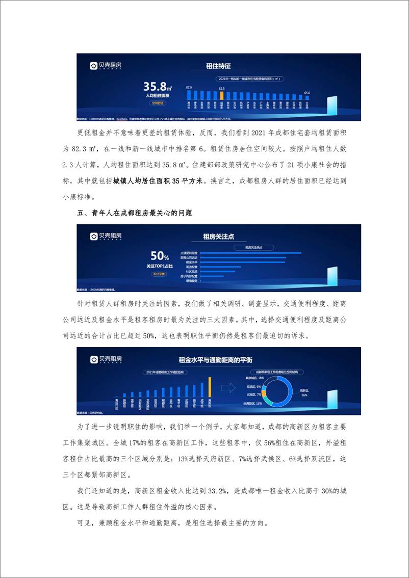 《贝壳研究院-2021-2022年成都青年租住洞察报告-7页》 - 第5页预览图