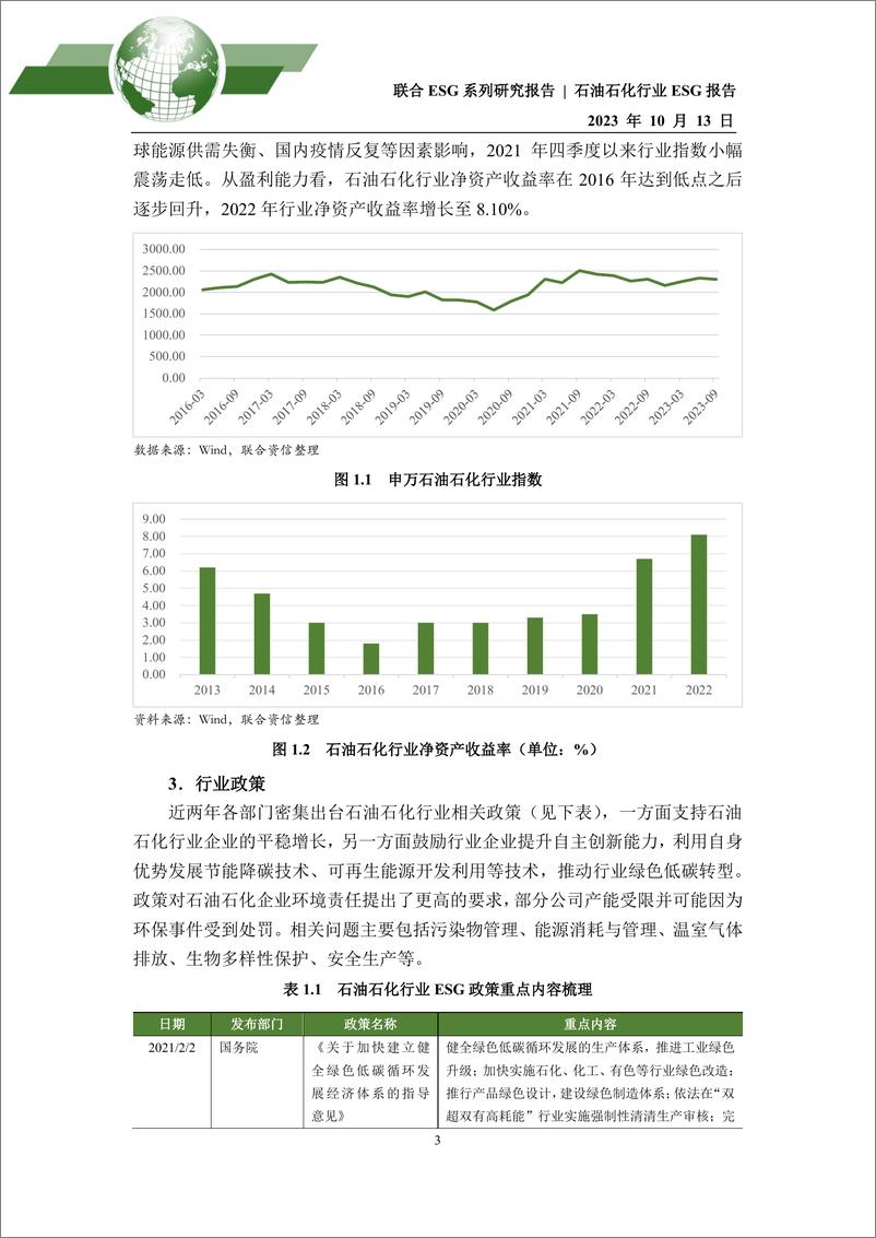 《2023年石油石化行业ESG评级分析报告》 - 第3页预览图