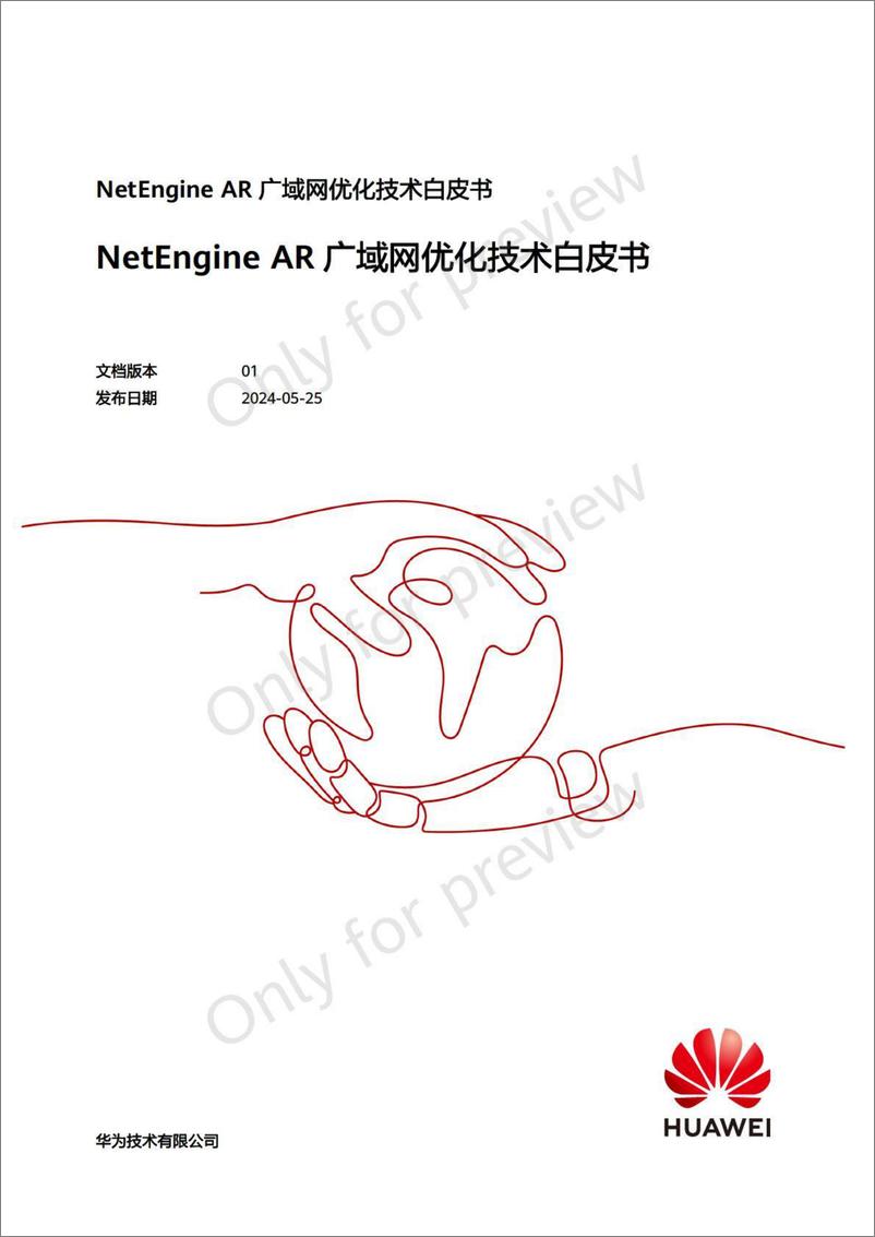 《NetEngine AR 广域网优化技术白皮书》 - 第1页预览图