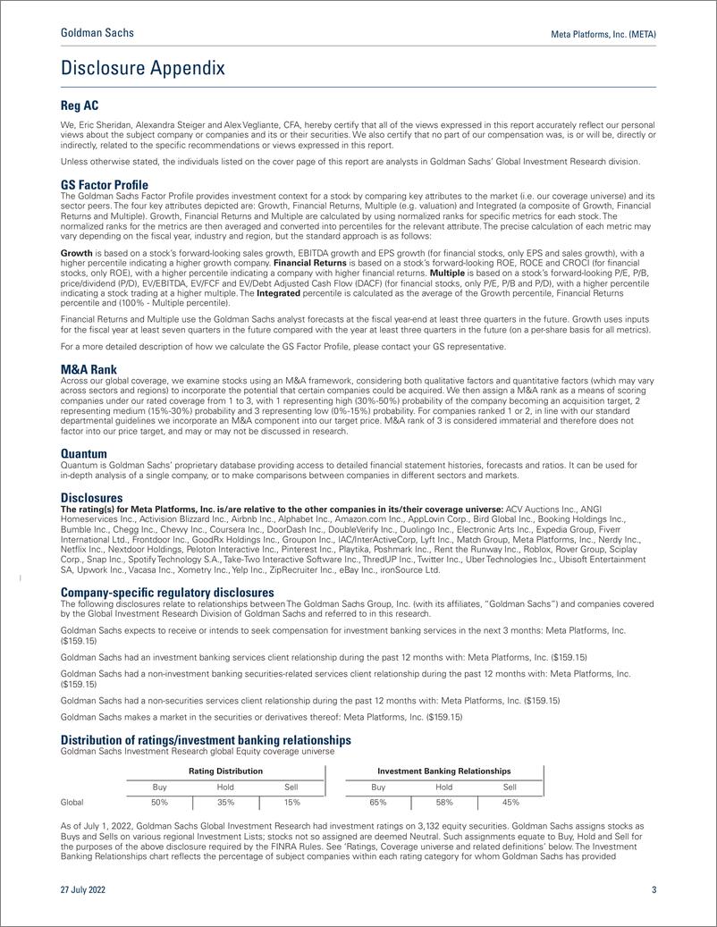 《Meta Platforms, Inc. (META Q2 