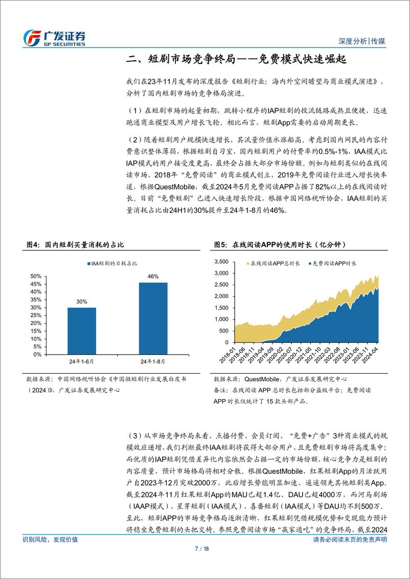 《传媒行业短剧专题报告(三)：红果短剧成功突围的商业逻辑与投资空间-241215-广发证券-18页》 - 第7页预览图