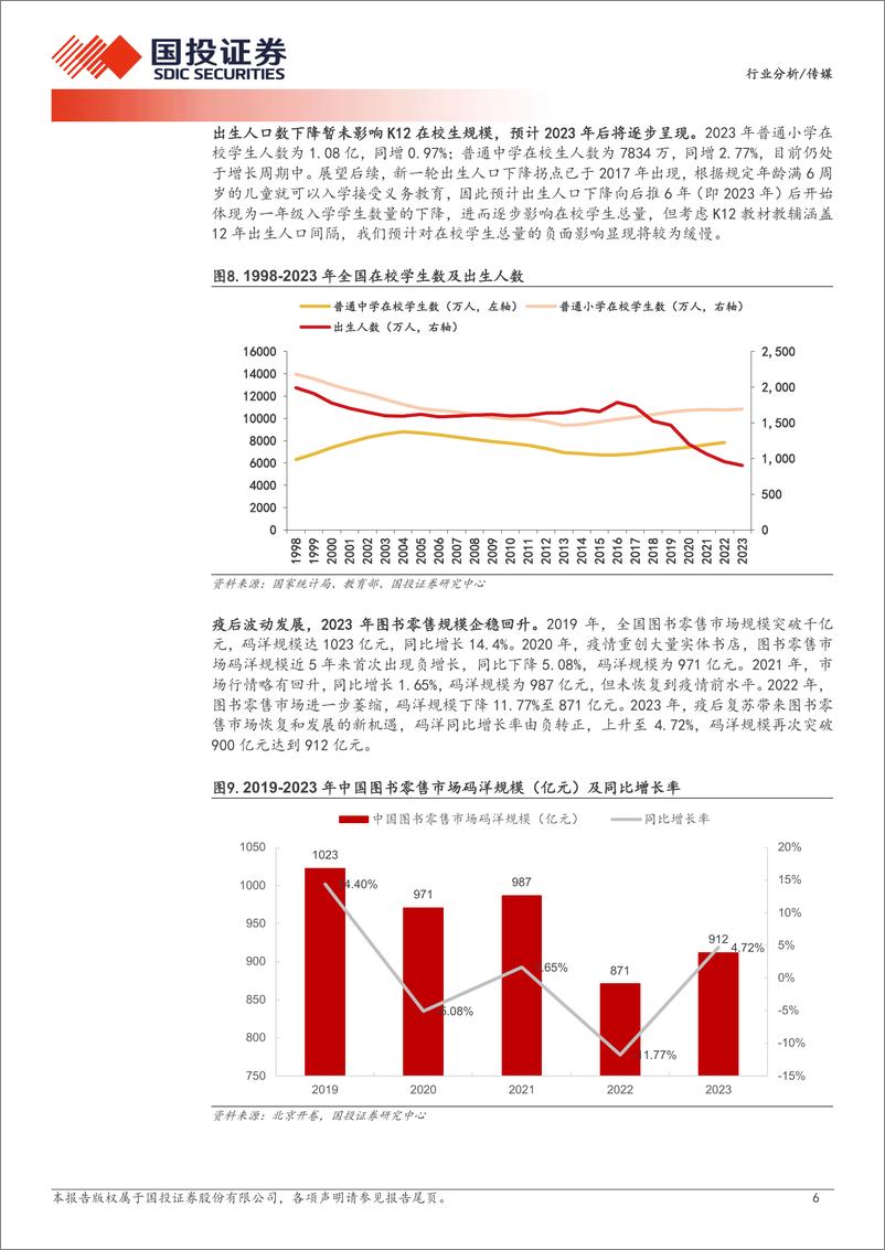 《传媒行业出版专题：红利防守，横向逻辑或可加持-241115-国投证券-11页》 - 第6页预览图