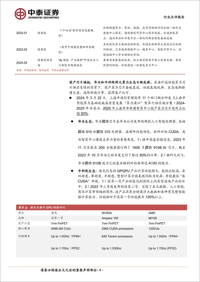 《计算机行业2024Q2前瞻策略：关注新质生产力与新型基础设施-240408-中泰证券-22页》 - 第4页预览图