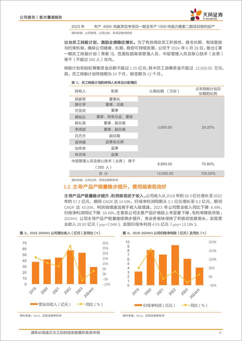 《国邦医药(605507)医药板块稳定增长，动保业务弹性可观-241014-天风证券-21页》 - 第5页预览图