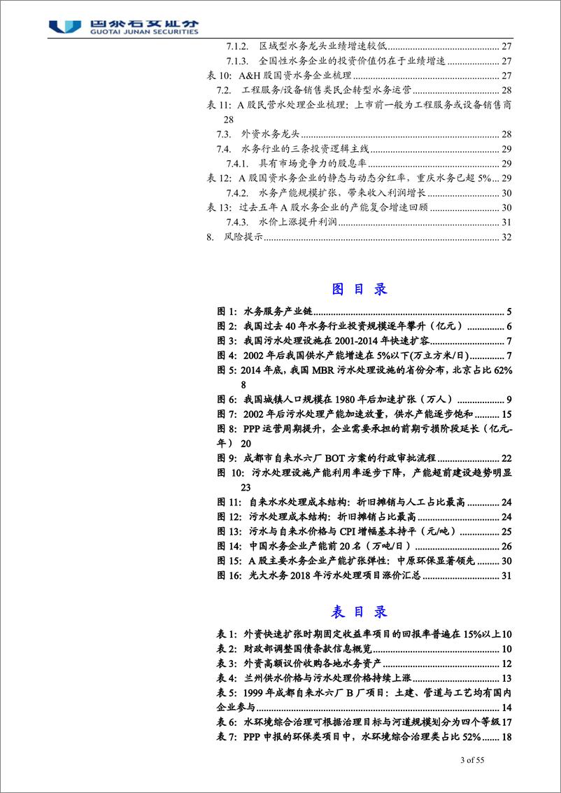 《水务行业三十年复盘：当年明月，幻化繁星，峥嵘回顾与前景展望-20190909-国泰君安-55页》 - 第4页预览图