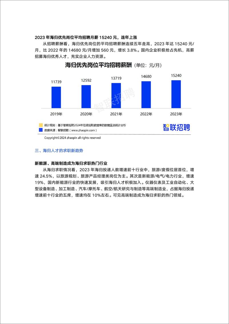 《2023中国海归就业调查报告-智联招聘》 - 第6页预览图