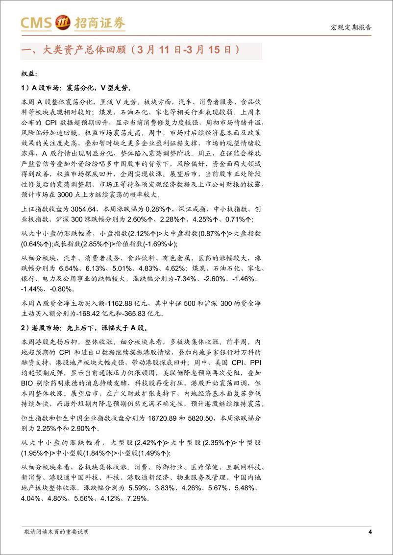 《大类资产配置跟踪：美国10债收益率明显上行-240317-招商证券-10页》 - 第4页预览图