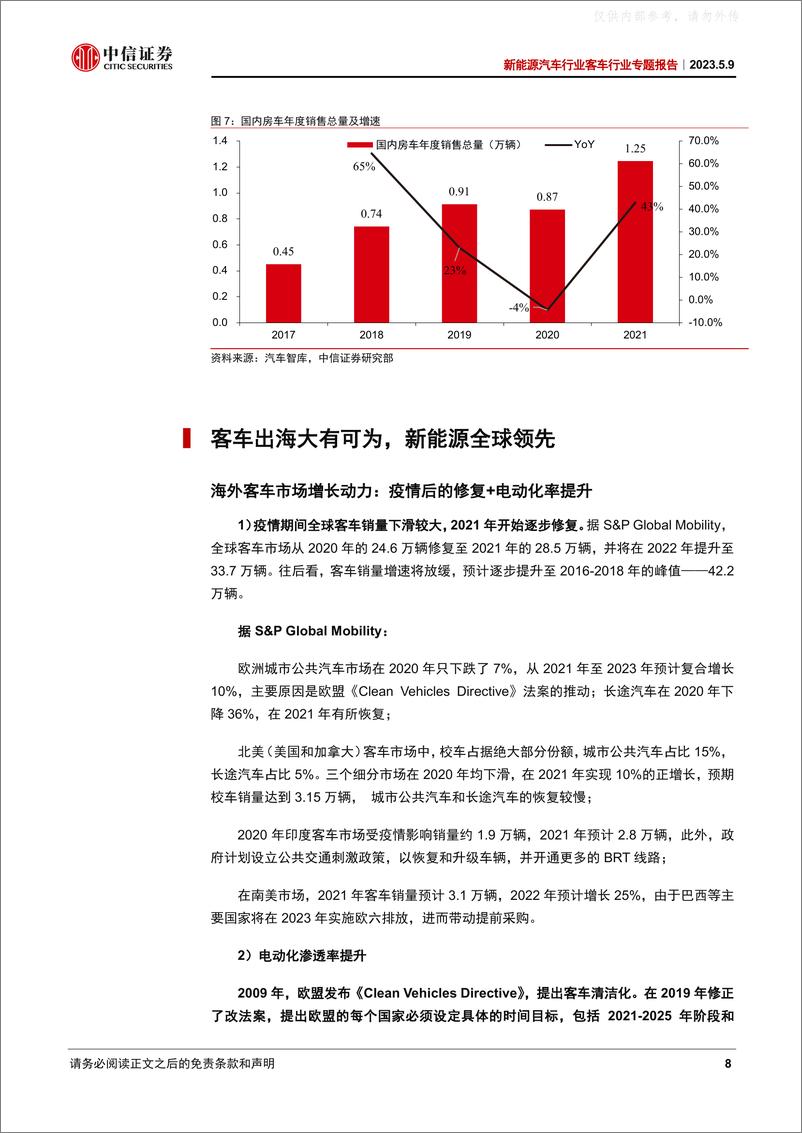 《中信证券-新能源汽车行业专题报告：客车行业迎来修复，海外市场打开新空间-230509》 - 第8页预览图