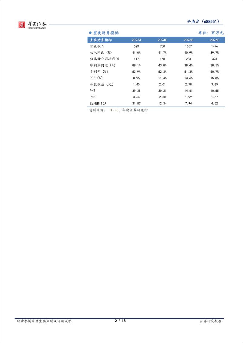 《科威尔(688551)测试电源领先企业，氢能开启第二增长极-240513-天风证券-18页》 - 第2页预览图