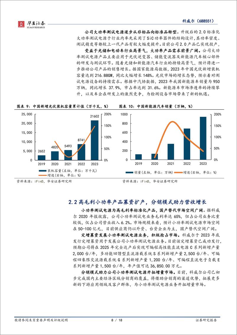 《科威尔(688551)测试电源领先企业，氢能开启第二增长极-240513-天风证券-18页》 - 第8页预览图