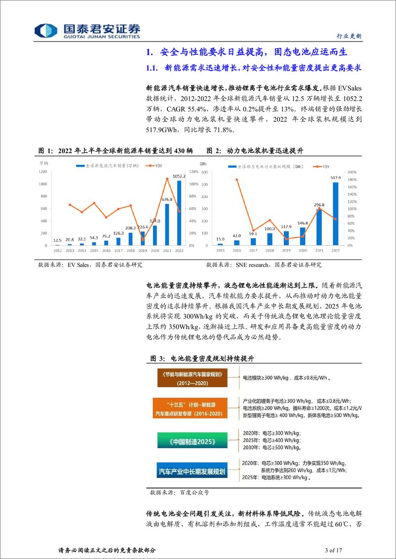 《固态电池行业系列之一，固态电解质：固态电池产业化提速，电池材料再迎拓展-20230916-国泰君安-17页》 - 第4页预览图