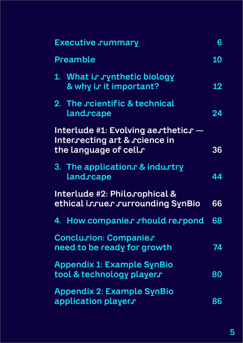 《理特咨询：合成生物学勇敢的新世界报告（英文版）》 - 第5页预览图