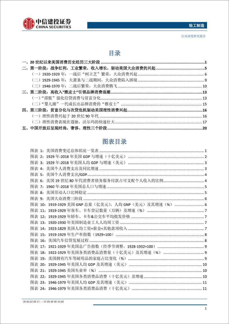 《轻工制造行业：美国消费史“大众到品牌到理性”三大变迁-20190930-中信建投-26页》 - 第3页预览图