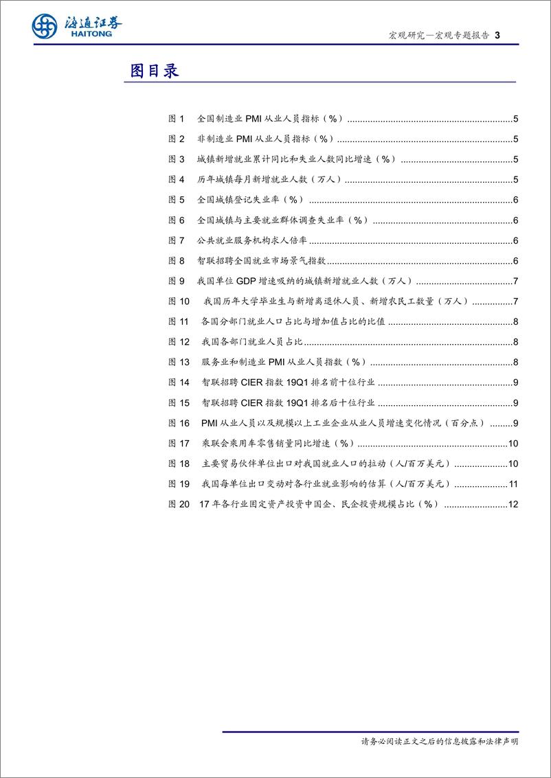 《人口与就业系列之五：稳就业该用哪一招？-20190705-海通证券-16页》 - 第4页预览图