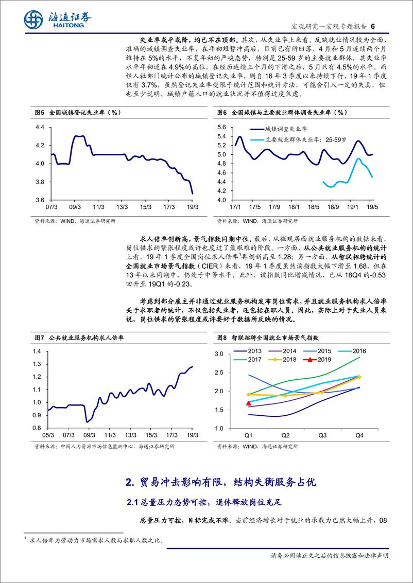 《人口与就业系列之五：稳就业该用哪一招？-20190705-海通证券-16页》 - 第7页预览图