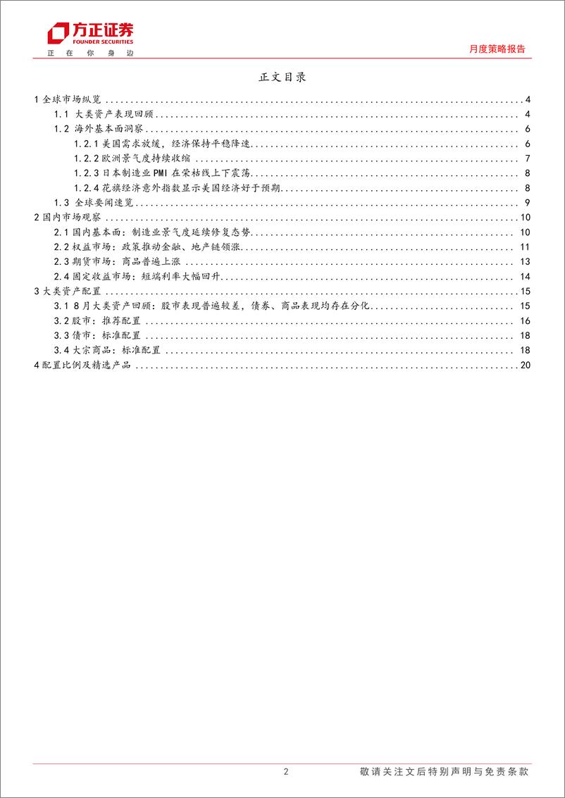 《2023年9月大类资产配置报告：信心重铸，把握A股“市场底”-20230908-方正证券-22页》 - 第3页预览图