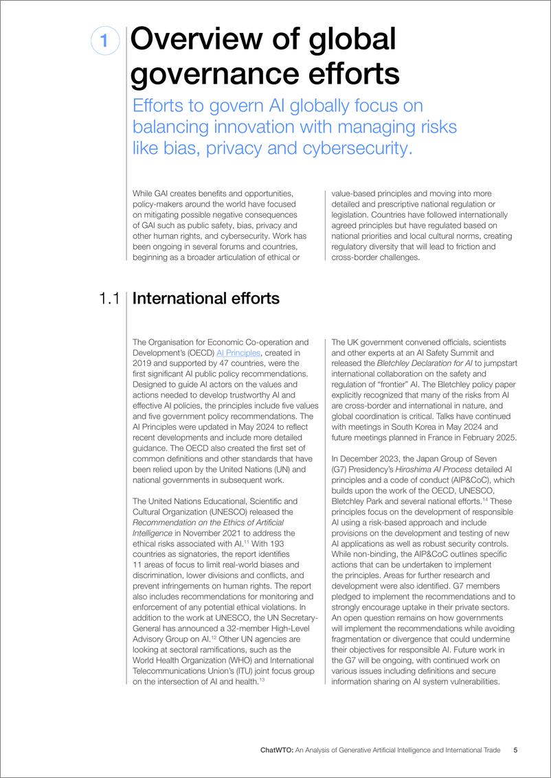 《世界经济论坛-ChatWTO：生成性人工智能与国际贸易分析（英）-2024.9-18页》 - 第5页预览图