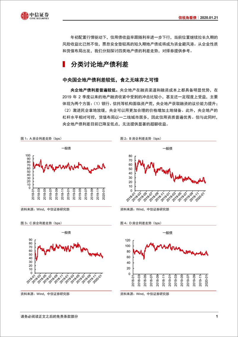 《信视角看债：新的一年地产债利差如何演变-20200121-中信证券-20页》 - 第5页预览图