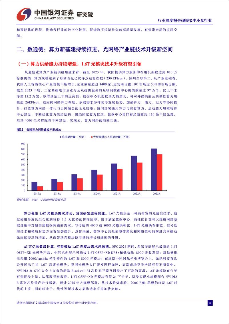 《通信&中小盘行业深度报告：数字经济算网云融合升级，高景气度带来新成长空间》 - 第8页预览图