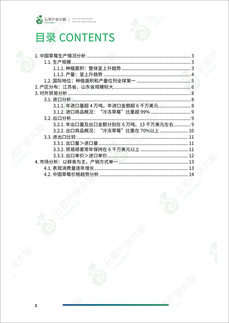 《云果-2024年中国草莓产业数据分析简报》 - 第4页预览图