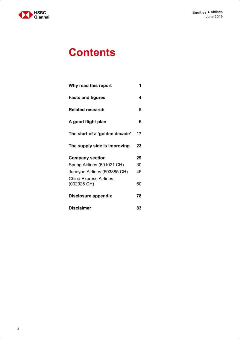 《汇丰银行-中国-航空业-中国廉价航空：十年繁荣的开始-2019.6-86页》 - 第4页预览图