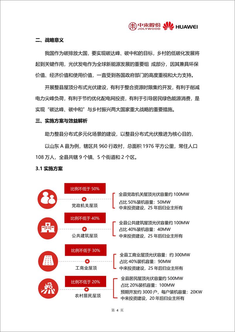 《【方案】中来&华为整县分布式光伏全场景解决方案》 - 第4页预览图