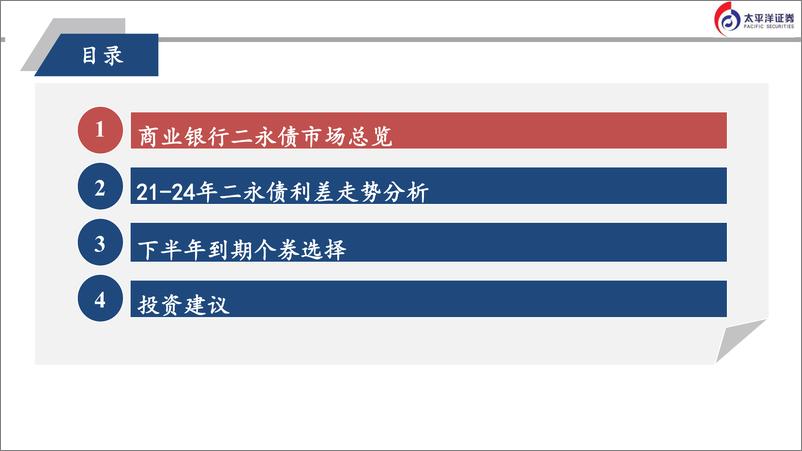 《商业银行二永债下半年投资策略与选择-240906-太平洋证券-39页》 - 第3页预览图