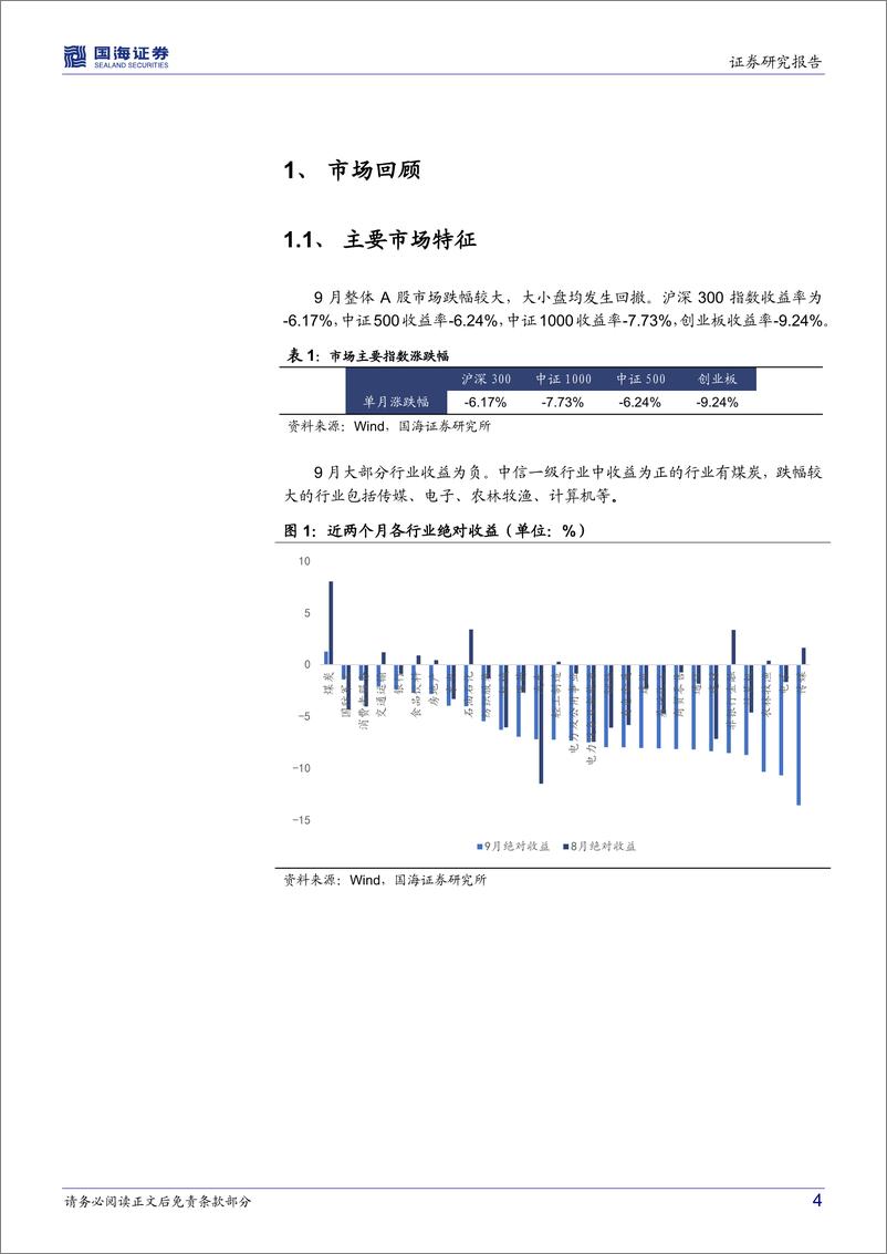 《行业配置月度报告：经济增长驱动显著，重视消费配置价值-20221001-国海证券-19页》 - 第5页预览图