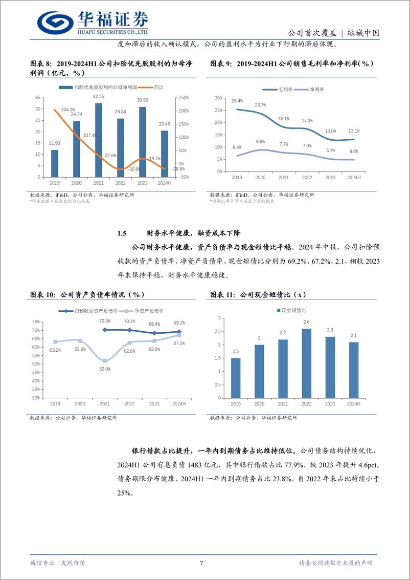 《绿城中国(03900.HK)进击的品质龙头，聚焦核心城市群发展-241218-华福证券-20页》 - 第7页预览图