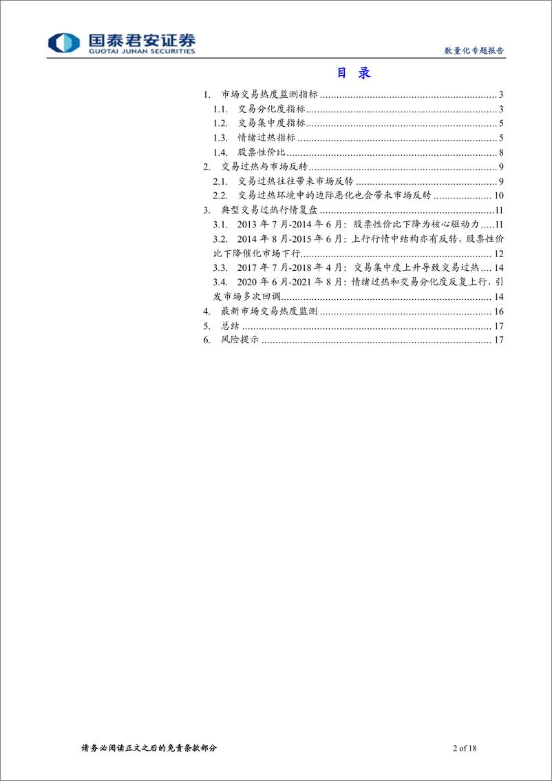 《交易热度的量化过程与市场反转-20230311-国泰君安-18页》 - 第3页预览图