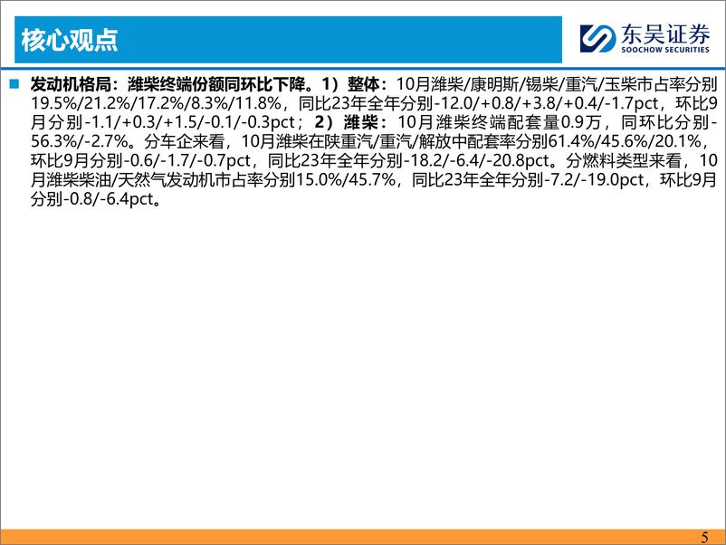 《重卡行业10月跟踪月报：景气度底部已现-241126-东吴证券-31页》 - 第5页预览图