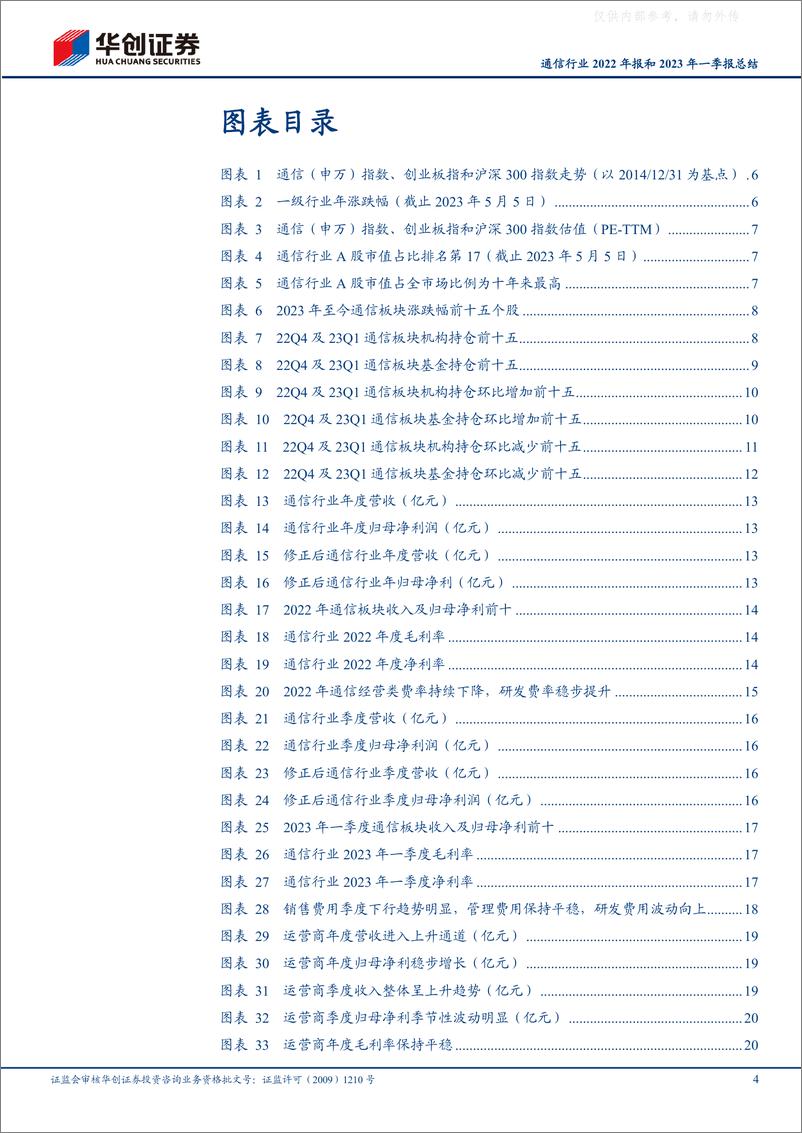 《华创证券-通信行业2022年报和2023年一季报总结：把握数字经济+算力资源投资主线-230509》 - 第4页预览图