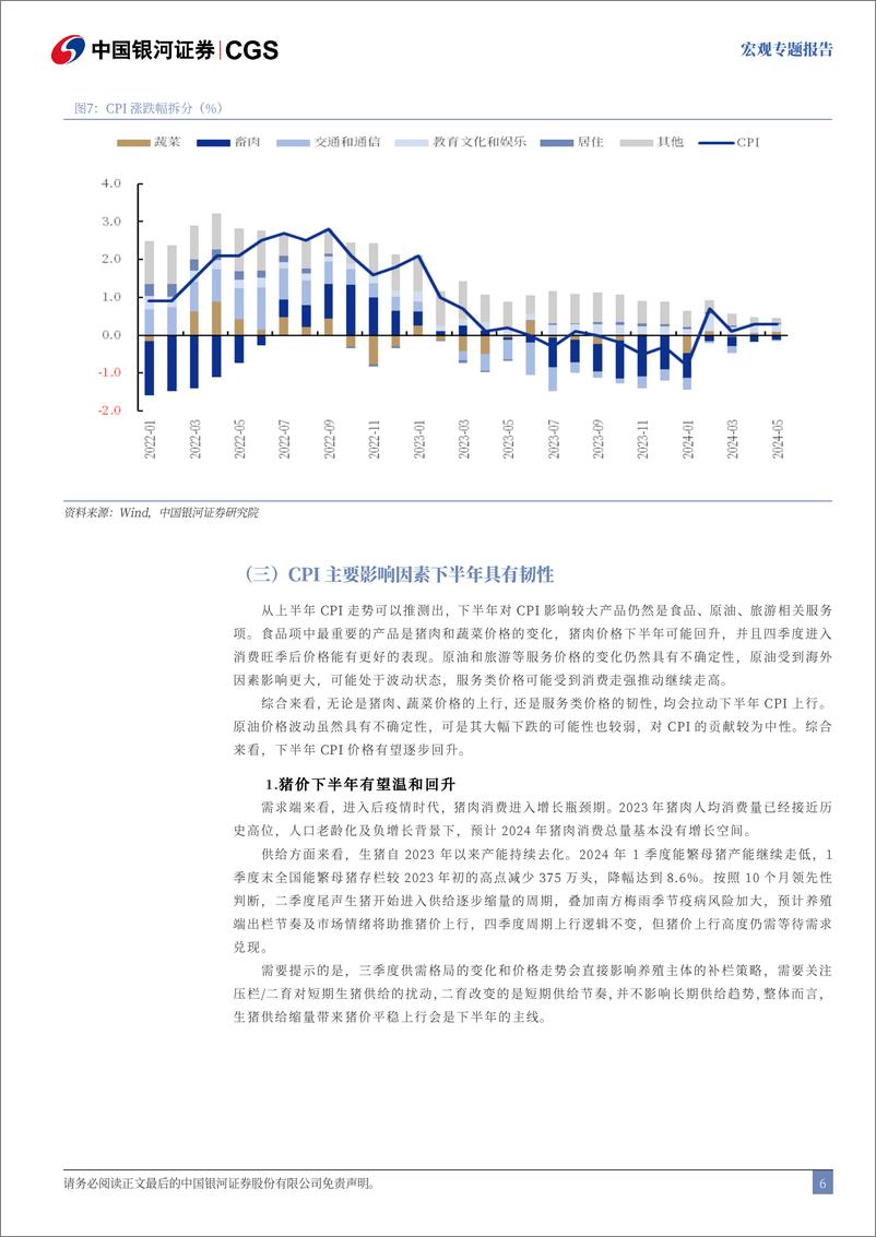 《2024年中期通胀展望：于无声处听惊雷，低物价的变化-240615-银河证券-18页》 - 第7页预览图