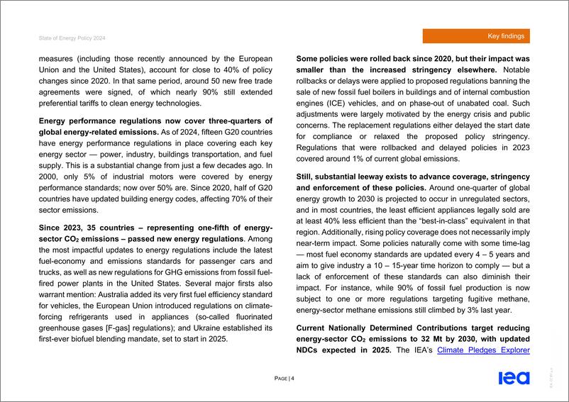 《全球能源政策现状2024-78页》 - 第6页预览图