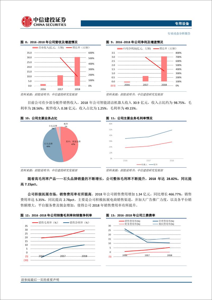 《专用设备行业：石头科技，快速成长的扫地机器人领先企业-20190416-中信建投-10页》 - 第7页预览图