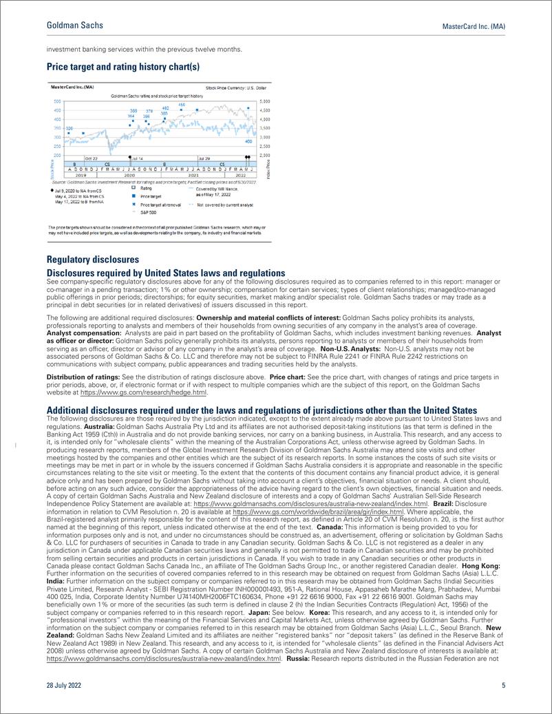 《MasterCard Inc. (MA Key Takeaways from 2Q22 EPS(1)》 - 第6页预览图