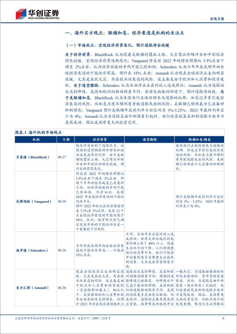 《【宏观月报】美国含泪杀需求，中美风景在互换-20220707-华创证券-22页》 - 第7页预览图