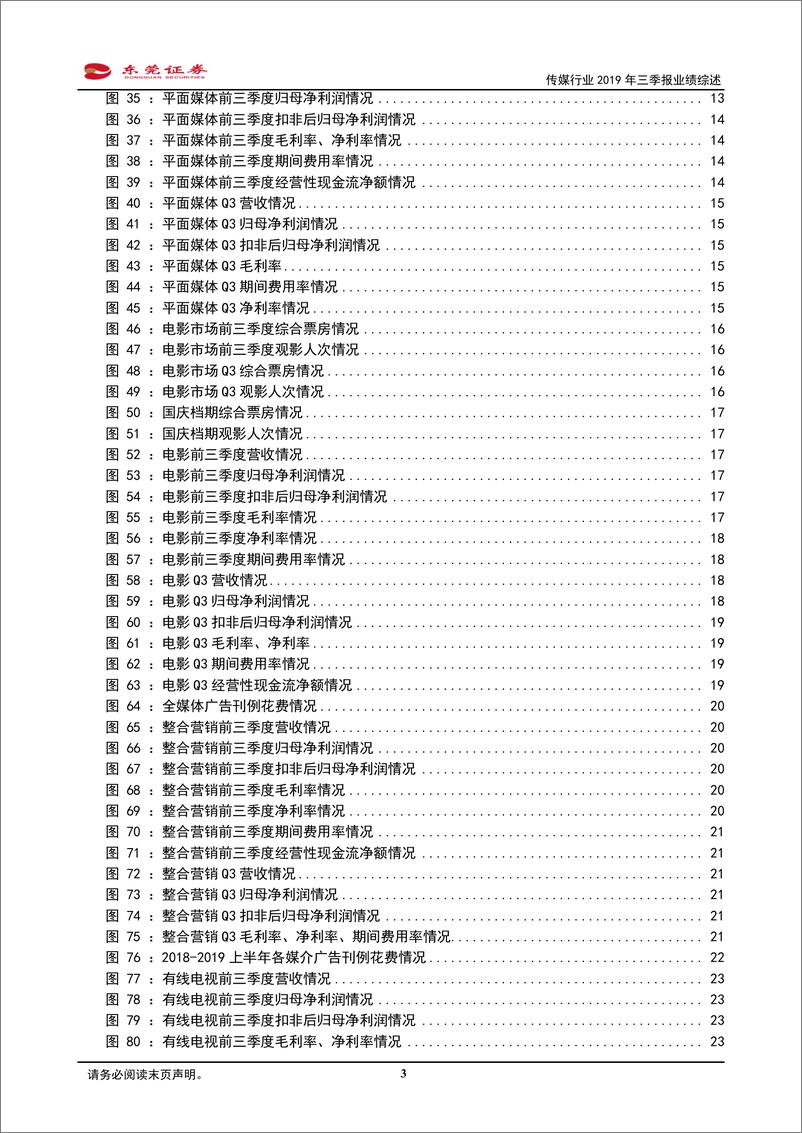 《传媒行业2019年三季报业绩综述：前三季业绩有所好转，把握游戏、出版及电影板块-20191111-东莞证券-26页》 - 第4页预览图