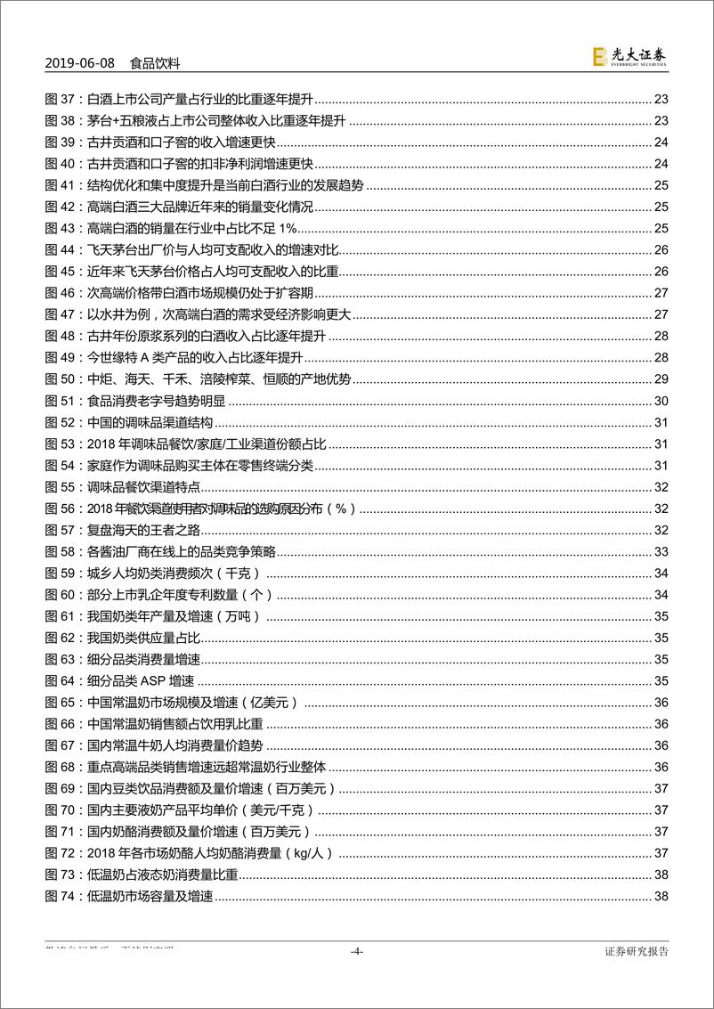 《食品饮料行业2019年下半年策略报告：重估龙头新时代-20190608-光大证券-57页》 - 第5页预览图