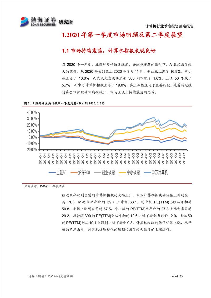 《计算机行业2020年第二季度投资策略报告：科技新基建，关注云计算和信息安全-20200313-渤海证券-25页》 - 第5页预览图