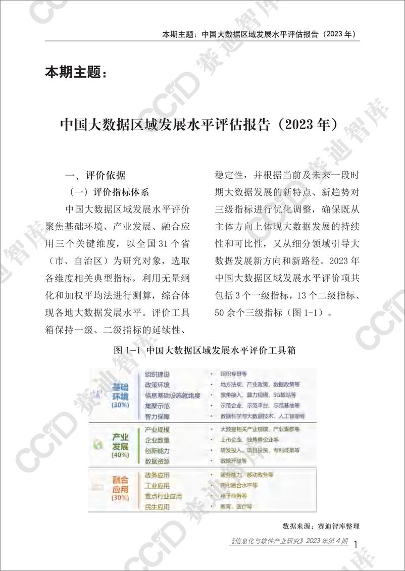 《信息化与软件产业研究2023年第4期（总84期）：-中国大数据区域发展水平评估报告（2023年）-水印版(1)》 - 第5页预览图